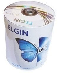 100 Dvd-r Elgin Com Logo 16x 4.7 Gb